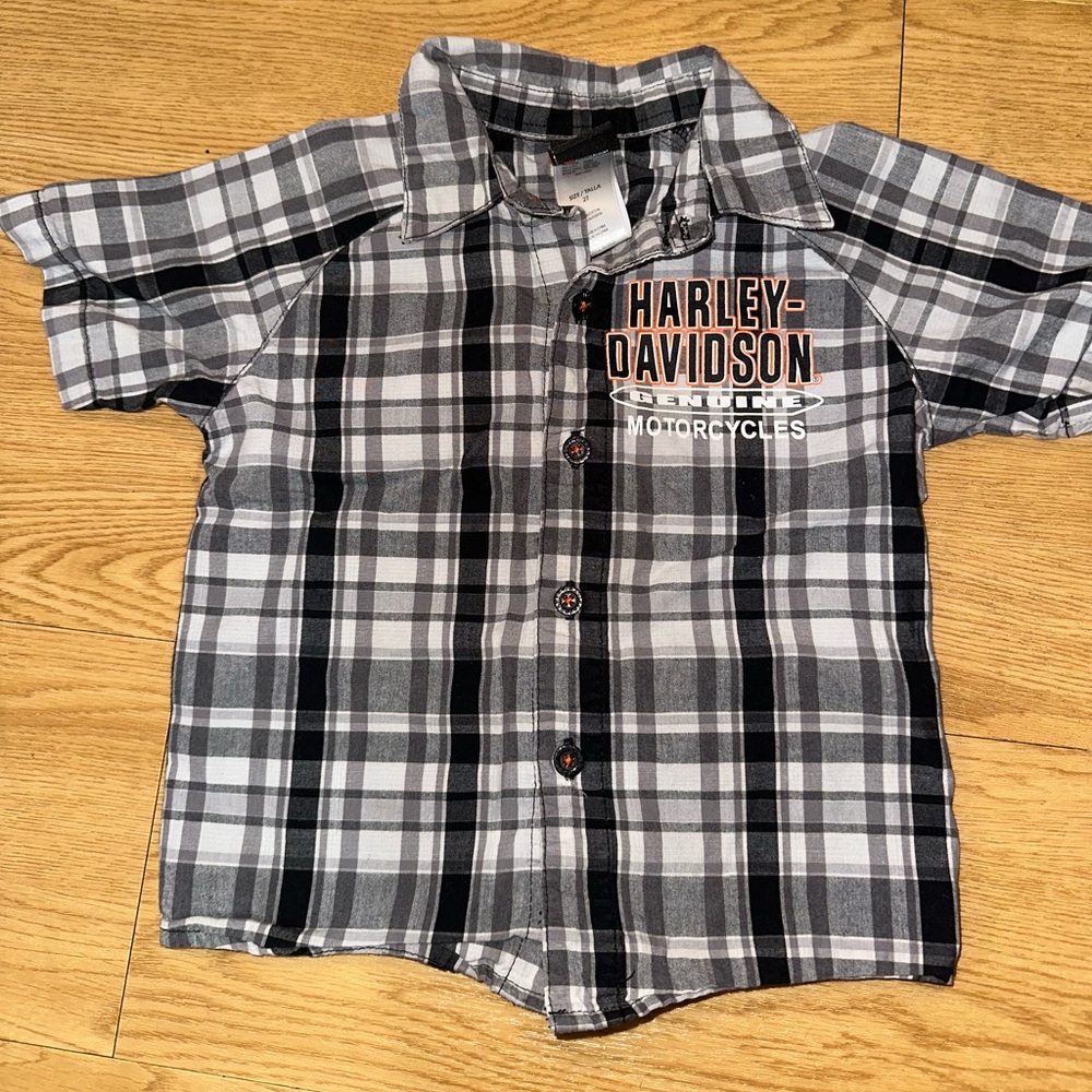 Harley Davidson (Genuine) 2T button up short sleeve